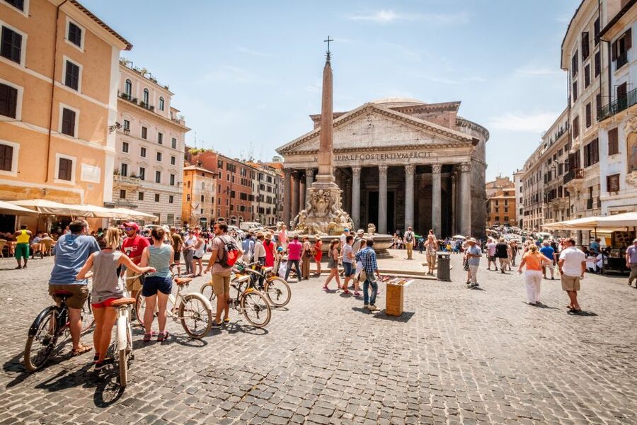 Rome: Standard or E-Bike Highlights Guided Tour - Starting near Piazza Venezia