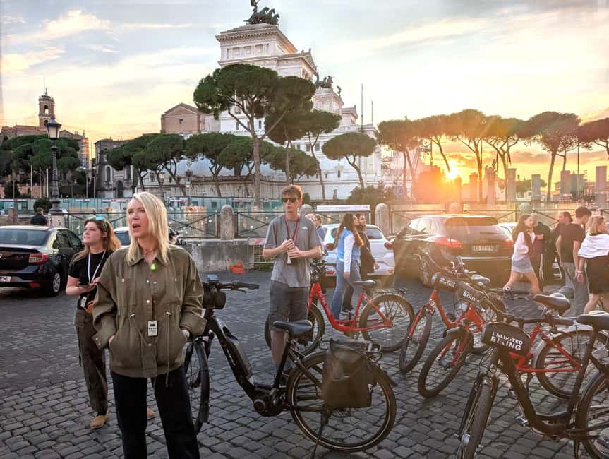 Rome: Top 10 Highlights Guided Tour by Bike or E-Bike - Roman Forum and the Colosseum
