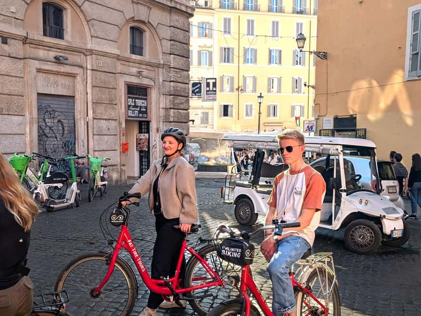 Rome: Top 10 Highlights Guided Tour by Bike or E-Bike - Trevi Fountain and the central streets