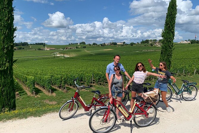 Saint Emilion Full Day Wine and Bike Tour - Your first château visit and a picnic beside the vines