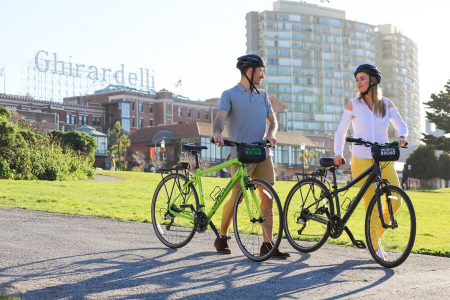 San Francisco: Bike Rental from Golden Gate Bridge with Map - What comes with the bike
