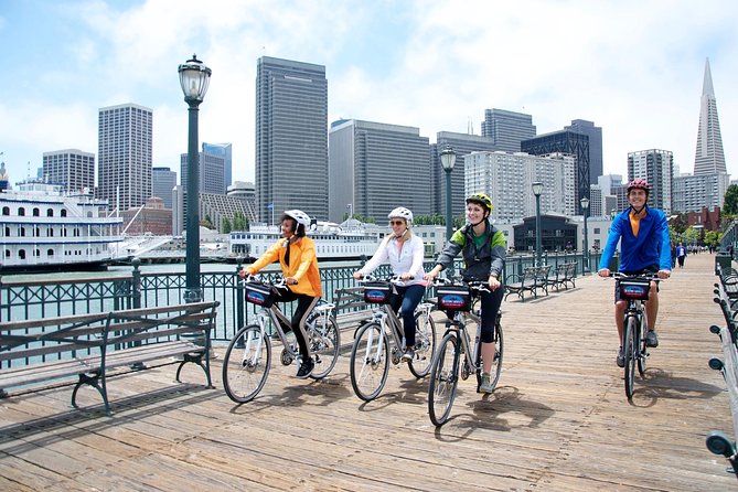 San Francisco Golden Gate Bridge Bike or Electric Bike Rental - Downhill into Sausalito