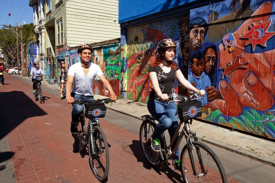 San Francisco Guided E-Bike Tour: Top Landmarks & Views - Mission District murals and Mission Dolores Park