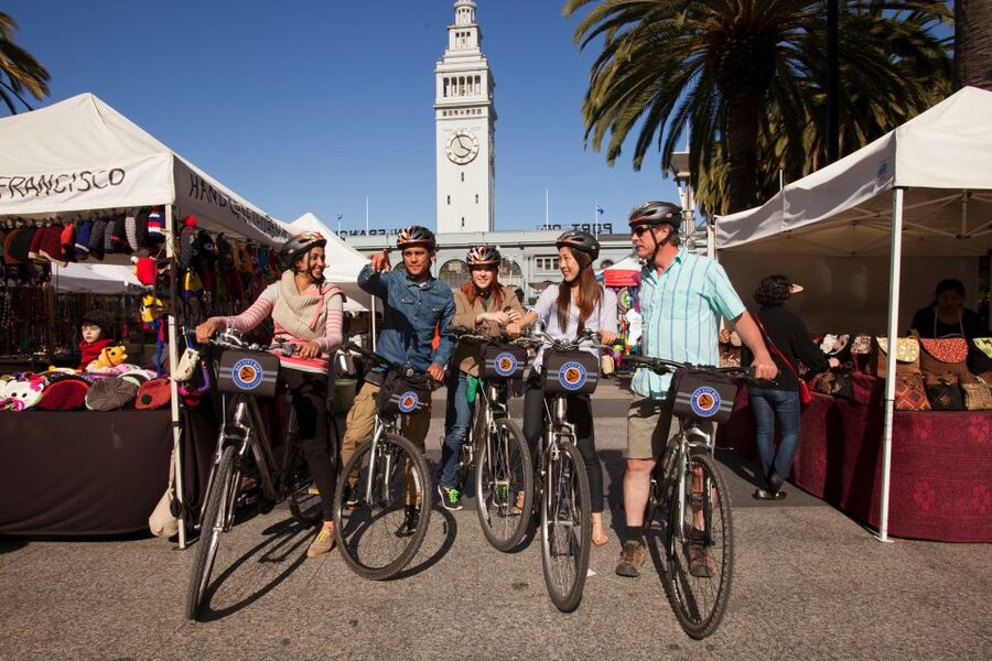 San Francisco Guided E-Bike Tour: Top Landmarks & Views - Polk Gulch, Aquatic Park, and the return to the wharf