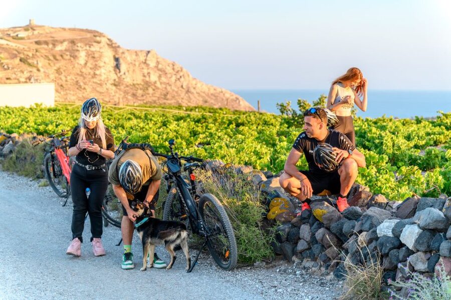 Santorini e-bike guided tours - What is included for $141