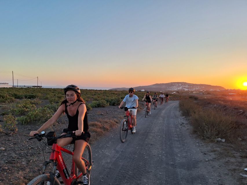 Santorini: E-Bike Sunset Tour Experience - Emporio Castle and the island’s older villages