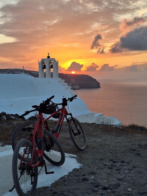 Santorini: E-Bike Sunset Tour Experience - Vlychada and the black coast