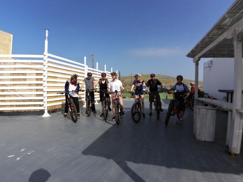 Santorini: Electric Mountain Bike Adventure - The cave chapel and caldera views