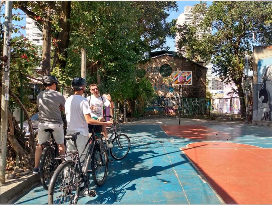 São Paulo: Street Art Bike Tour - Batman Alley is the visual center of the ride