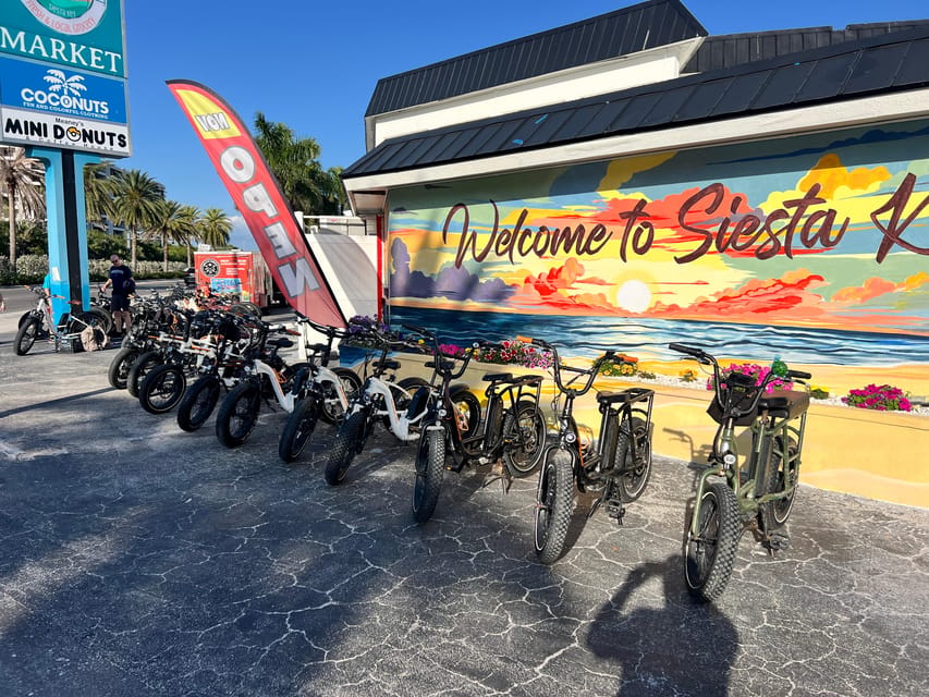 Sarasota: Siesta Key Electric Bike Sunset Tour - Starting near Old Stickney Point Road