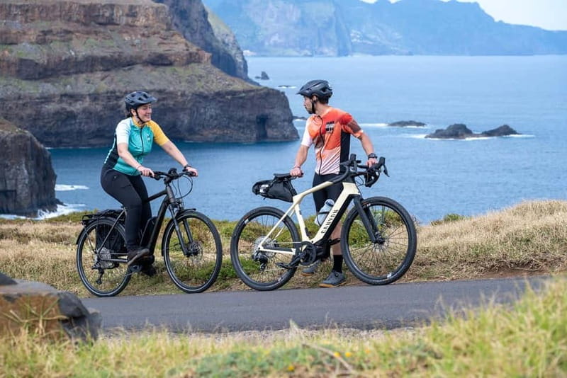 Self-Guided Road E-Bike Tour Ponta São Lourenço to Funchal - Narrow roads, open views, and a changing island