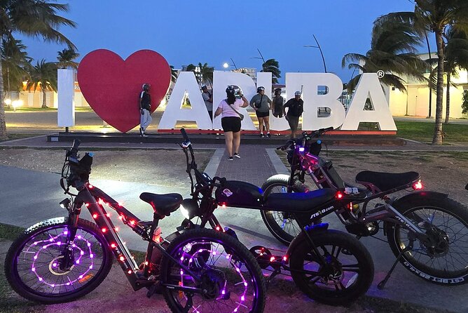 Semi-Private Christmas Edition Twilight Glow E-Bike Oranjestad - The price and what you receive for $95