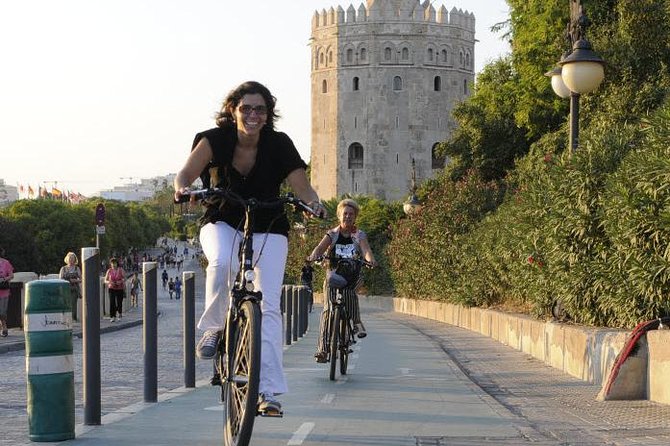 Seville Electric Bike Tour - Small Group - San Telmo Palace and the grand civic side of Seville