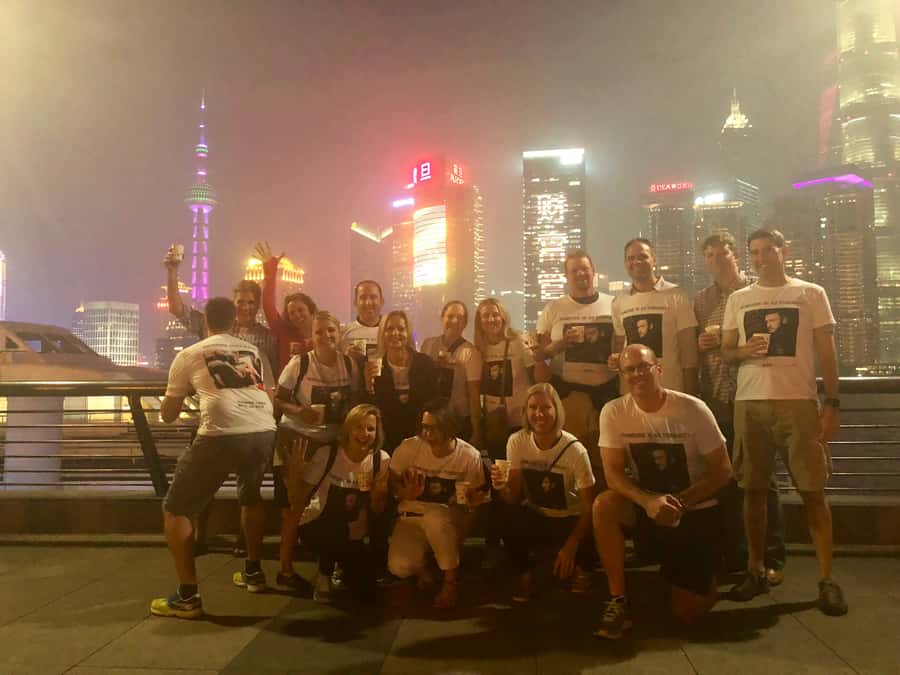 Shanghai Charming Night Small Group Bike Tour - Maoming Road and old Shanghai atmosphere