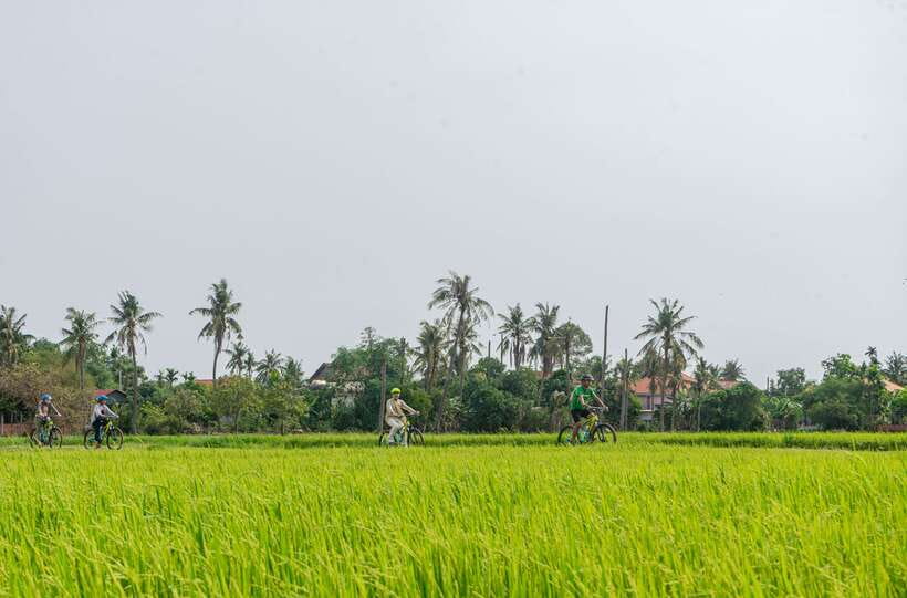 Siem Reap: Countryside Sunset Bike Tour / E-Bike or Tuk Tuk - Leaving Siem Reap at 2:30 pm