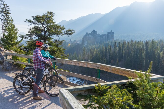 Small Group E-Bike Tour the Banff Local Explorer - Bow Falls, the town’s most dramatic water stop