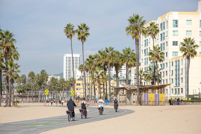 Small-Group Electric Bike Tour of Santa Monica and Venice - Crossing into Venice and finding its many faces