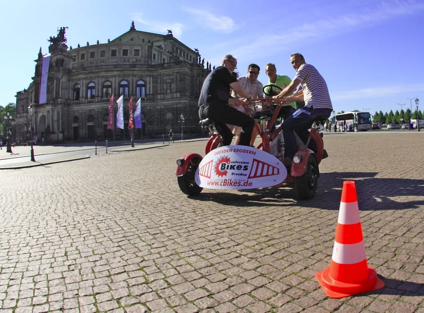 SRF CoBi | City Tour by ConferenceBike - Starting at the Albertinum near the Frauenkirche