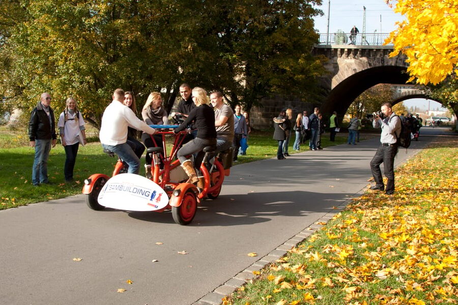 SRF CoBi | City Tour by ConferenceBike - A two-hour introduction, not an all-day Dresden program