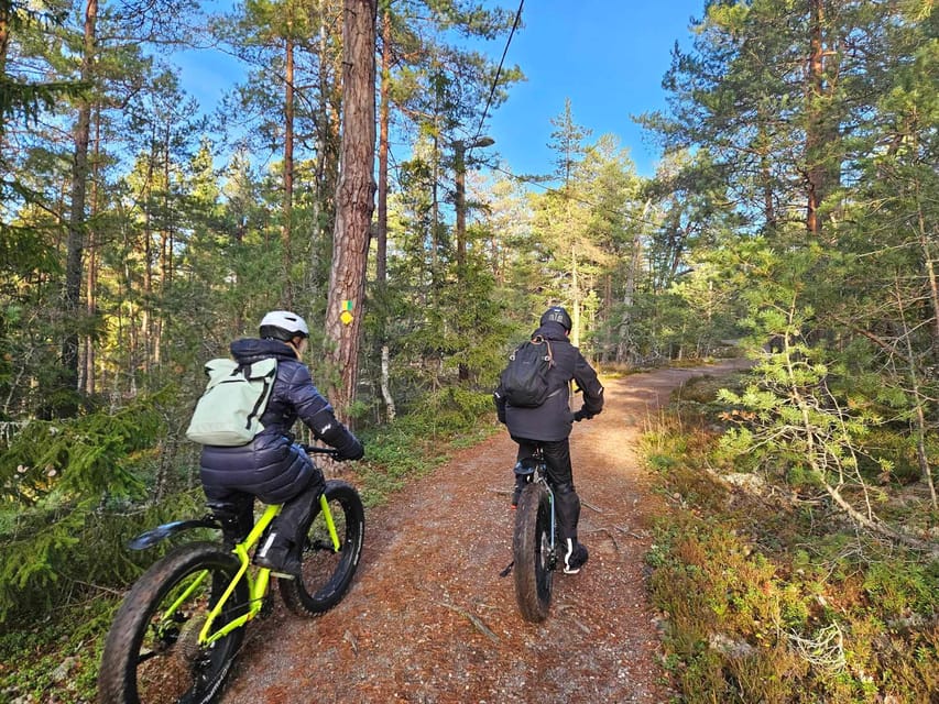 Stockholm: Fat Bike Forest Adventure with Lunch and Sauna - The break, sauna, and practical comfort
