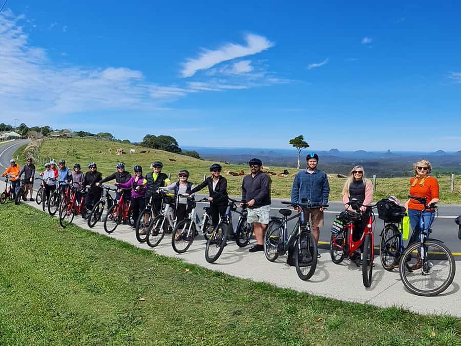 Sunshine Coast: Maleny Magic Guided e-Bike Tour - Following Obi Obi Creek toward the platypuses