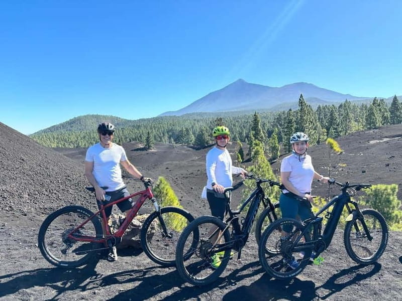 Tenerife: premium e-bike ride at Chineyro volcanic area - The first climb: almond trees, flowers, and a car-free track