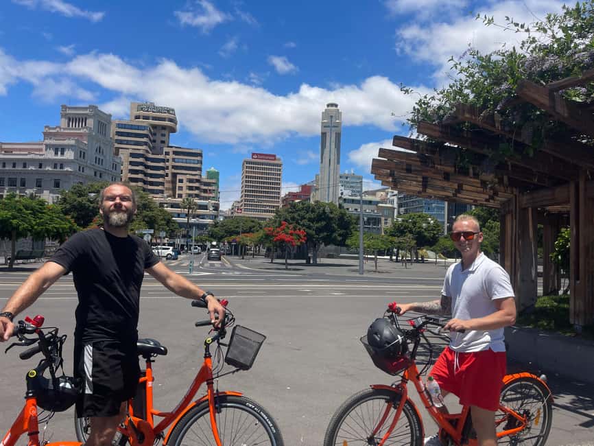 Tenerife: Santa Cruz Guided Bike Tour 1.5 hour - Guimerá Theater and the Masonic Temple