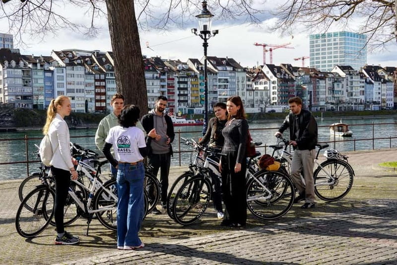 The Best of Basel: Guided Bike Tour - The first Rhine view from Dreirosenbrücke