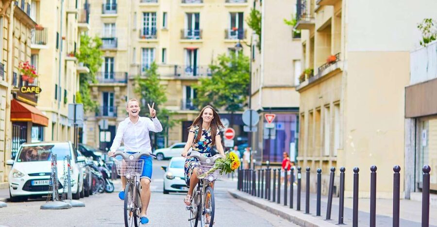 The Best of Paris by Bike with a Local - Pont des Arts and the Cour Carrée