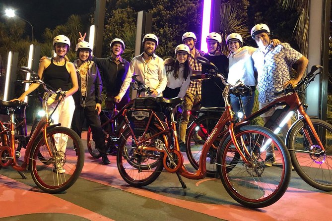 The City Lights: a unique electric bike tour of Auckland by night! - Victoria Park and City Works Depot