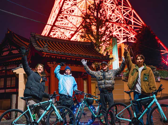Tokyo: 2-Hour Night Bike Tour of the City's Hidden Gems - Omotesando’s polished evening light