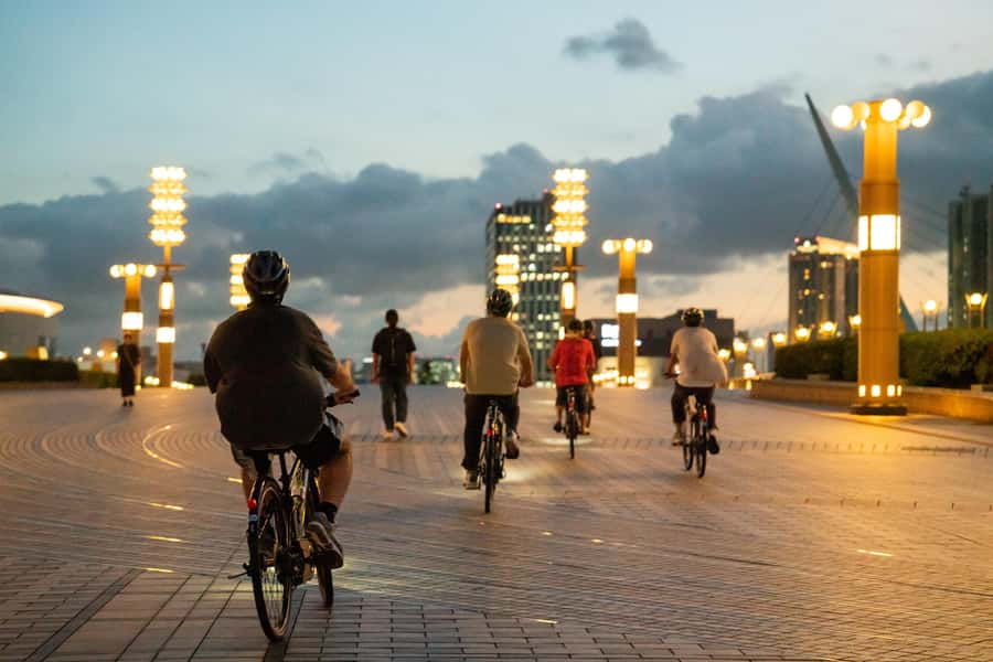 Tokyo Bay Area: Sunset Night View 3h E-bike Guided Bike Tour - Why the e-bike makes the route practical