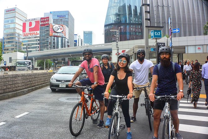 Tokyo Guided Small-Group Biking Tour - Finishing above Shinjuku