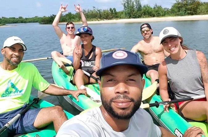 TRIPLE ACTIVITY TOUR, Bike Kayak Hike, ANTIGUA - Walking around Fort James