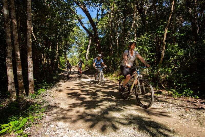 Tulum: Cenote Trail Bike Tour - Swimming, snorkeling, and jumping into the cenotes