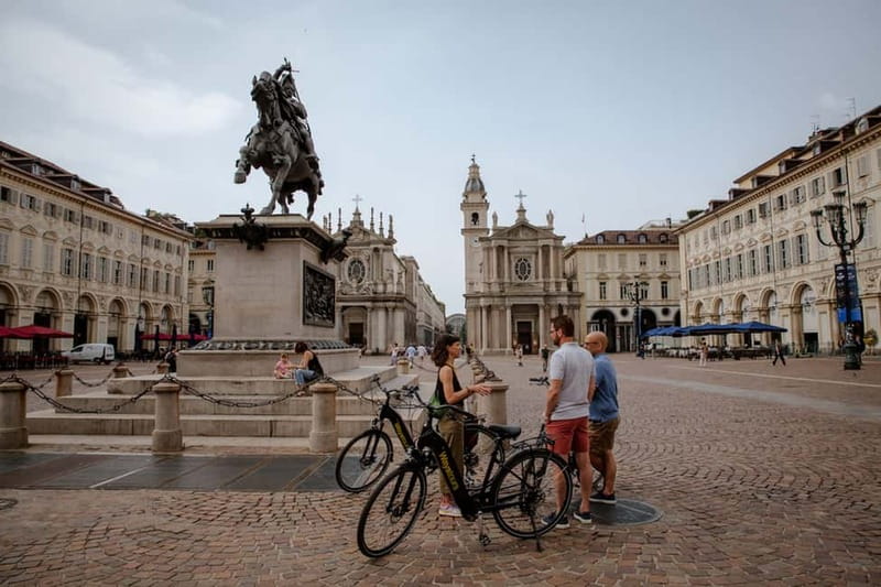 Turin E-Bike Tour: Explore the City and Its Best Viewpoint - Piazza Castello and the Savoy story