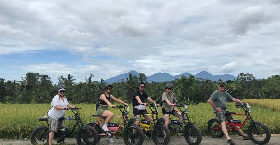 Ubud: Rice Terraces & Villages Half-Day Fat Tire E-Bike Tour - Village temples and ordinary Balinese life