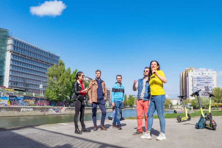 Vienna: Guided Tour by Kick Bike or E-Scooter with a Local - Danube Island and a different side of city life