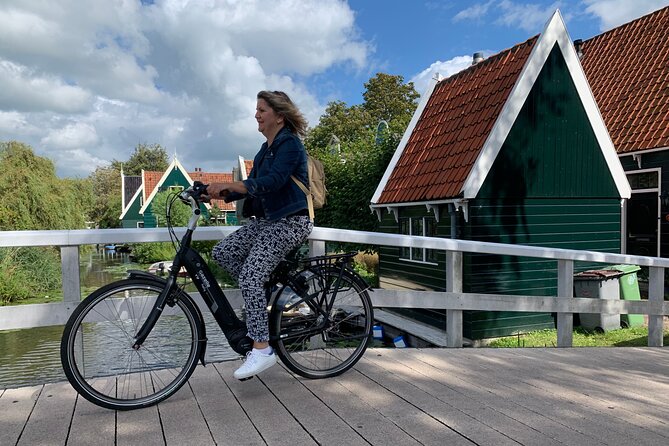 Visit Amsterdam Countryside with windmills by bike - Wet meadows, dikes, and birds above the water table