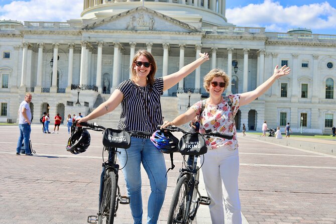 Washington DC Capital Sites Bike Tour - The National Gallery and the Capitol