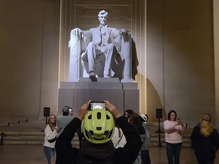 Washington DC: Monuments by Night Bike Tour - FDR Memorial: a longer, more open memorial