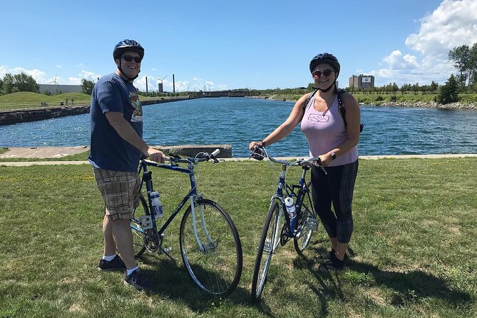 Waterfront Ride: Outer Harbor History Bike Tour - Boarding the Queen City Bike Ferry