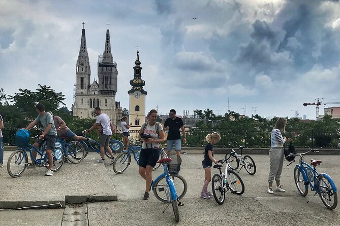Zagreb Highlights Bike Tour - The Green Horseshoe and Lower Town sights